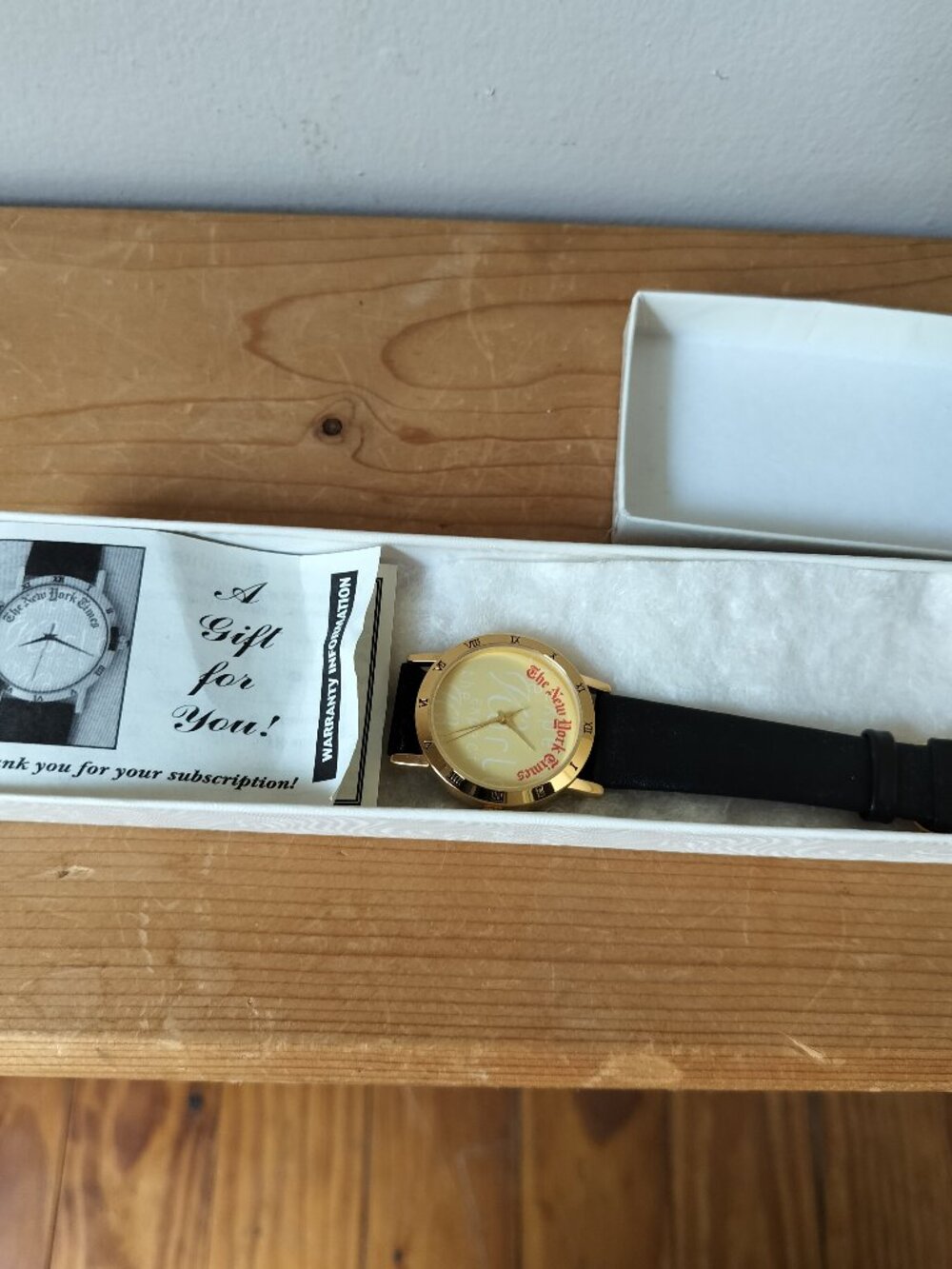 The New York Times Vintage Watch